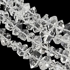 Natural Herkimer Diamond Beads Strands&nbsp;G-L611-A01-02