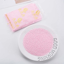 13/0 ガラスシードビーズ  マカロンカラー  丸い穴  ラウンド  パールピンク  13/0  2~2.3x1.5mm  穴：0.8mm  約450 G /袋&nbsp;SEED-T005-14A-A06