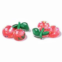Autumn Theme Transparent Epoxy Resin Decoden Cabochons&nbsp;X-CRES-N034-03