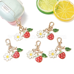 6Pcs Alloy Enamel Pendant Decorations&nbsp;HJEW-YW00525