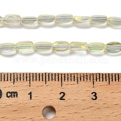 電気メッキガラスビーズセット  オーバル  多面カット  淡いチソウ  6x3.5x2.5mm  穴：1mm  約53~54個/連  11.73''~12.01''（29.8~30.5センチメートル）&nbsp;EGLA-P064-01A-FR01