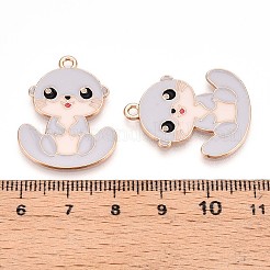 Alloy Enamel Pendants&nbsp;ENAM-T022-02D-01