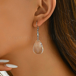 Resin & Alloy Dangle Earrings&nbsp;WGE62B3-01