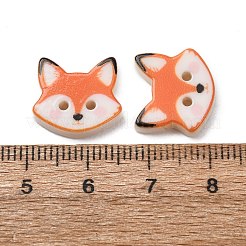 2-Hole Opaque Resin Buttons&nbsp;RE-CBA85A5-29