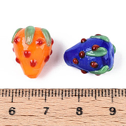 Handmade Lampwork Bumpy Beads&nbsp;LAMP-N033-02