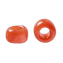 TOHOラウンドシードビーズ  日本製シードビーズ  （不透明なサンセットオレンジ50)個  15/0  1.5mm  穴：0.7mm  約3000PCS /ボトル  10 G /ボトル&nbsp;SEED-JPTR15-0050