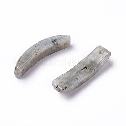 天然ラブラドライトコネクタチャーム  アーチリンク  36.5~37.5x9.5~10x7mm  穴：1mm&nbsp;G-C015-01B