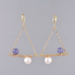 Triangle Dangle Earrings&nbsp;EJEW-JE03984-04