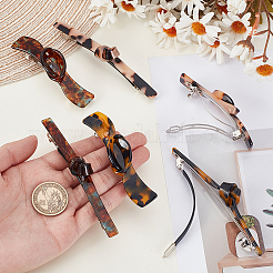6Pcs 6 Styles Acetic Acid and Iron Snap Hair Clips&nbsp;PHAR-GA0001-02