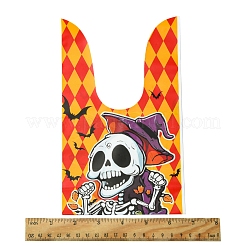 60Pcs 2 Styles Rabbit Shaped Halloween Candy Plastic Bags&nbsp;ABAG-FS0001-06
