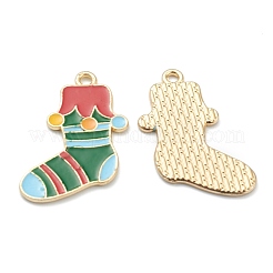 Alloy Enamel Pendants&nbsp;ENAM-J649-33LG-B