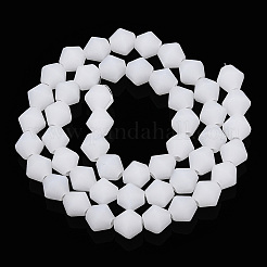 Imitation Jade Frosted Glass Bead Strands&nbsp;EGLA-A039-J6mm-MD06
