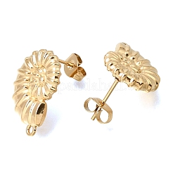 304 Stainless Steel Stud Earring Findings&nbsp;STAS-D391-04A-G