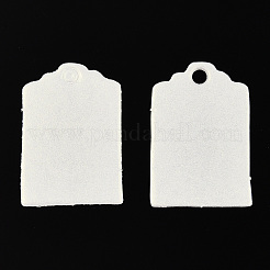 紙製ギフトタグ100個。  長方形  雪  3x2x0.04cm&nbsp;CDIS-H007-13A