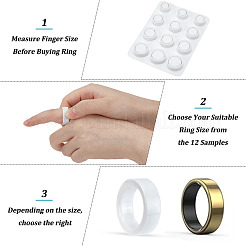 12Pcs ABS Plastic Jewelry Measuring Tool Sets&nbsp;TOOL-ME0001-06