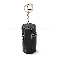 PU Imitation Leather Lipstick Pouch Holder Pendant Keychain&nbsp;KEYC-E039-01KCG-07