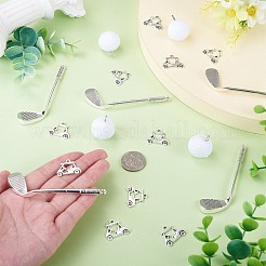20Pcs 2 Styles Tibetan Style Alloy Pendants&nbsp;FIND-TA0010-94