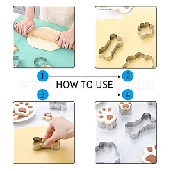 Tarnish Resistant 304 Stainless Steel Cookie Cutters&nbsp;LS-DIY-E012-43