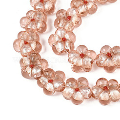 Handmade Silver Foil Glass Beads&nbsp;FOIL-N030-01A