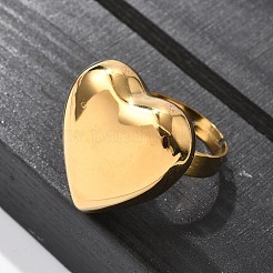 304 Stainless Steel Adjustable Rings&nbsp;RJEW-M067-01G