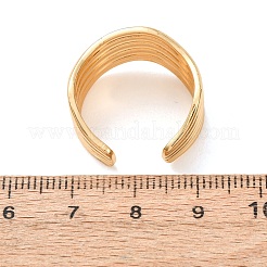 304ステンレススチールカフオープンリング  イオンプレーティング（ip）  ゴールドカラー  11.5mm  内径：19mm&nbsp;SA-CBA725A-21G
