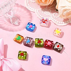 9Pcs 9 Colors Handmade Lampwork Beads&nbsp;LAMP-CJ0002-05