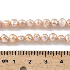 Natural Cultured Freshwater Pearl Beads Strands&nbsp;PEAR-A006-03F