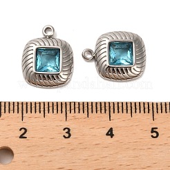 304 Stainless Steel Pendants&nbsp;STAS-L022-061P-03
