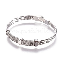 304 Stainless Steel Bangles&nbsp;STAS-I111-02