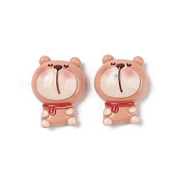 不透明樹脂の動物デコデンカボション  混合図形  25.5~33x22~31x8~12mm&nbsp;RESI-Q230-08