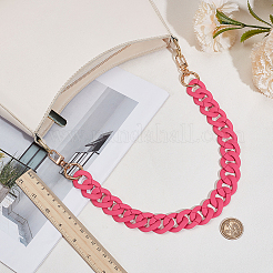 1Pc Acrylic Curb Chain Bag Chains for Bucket Bag&nbsp;PURS-CN0001-13