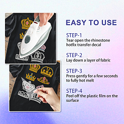 Glass Hotfix Rhinestone&nbsp;DIY-WH0303-766