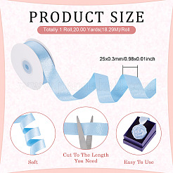 1 Roll Imitation Leather Polyester Ribbon&nbsp;LC-TA0001-02B