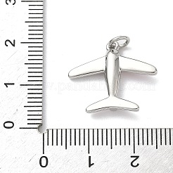 真鍮製エナメルペンダント  飛行機チャーム  ラックめっき  カドミウムフリー＆鉛フリー  長持ちメッキ  プラチナ  ミックスカラー  17.5x20x3.5mm  穴：3.5mm&nbsp;KK-B155-10P