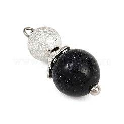 8Pcs Brass Textured Pendants&nbsp;PALLOY-JF04385