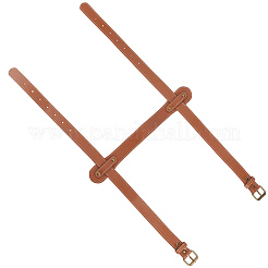 PUレザーヨガマットキャリーストラップ  合金バックル  キャメル  640x330x2.5~8mm&nbsp;AJEW-WH20816-170AB
