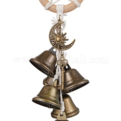 Iron Witch Bells for Door Knob for Protection&nbsp;HJEW-JM02207
