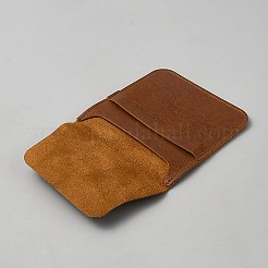 PUレザー財布  正方形  キャメル  117x113x5mm&nbsp;AJEW-WH0752-526A