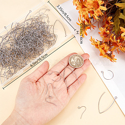 320Pcs 4 Style 304 Stainless Steel Earring Hooks&nbsp;STAS-BBC0004-45