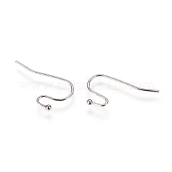 Tarnish Resistant 316 Surgical Stainless Steel Earring Hooks&nbsp;STAS-F216-02P