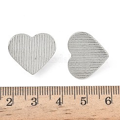 合金携帯電話ホルダー  ハート  プラチナ  17x21x1.2~8mm&nbsp;LS-FIND-H058-02P