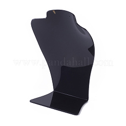 アクリルネックレスディスプレイ  ブラック  14.5x8.3x22cm&nbsp;NDIS-O008-02B