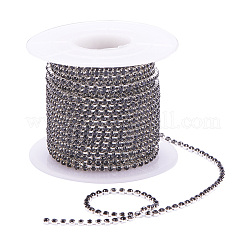 Brass Rhinestone Strass Chains&nbsp;CHC-R125-S6-08S