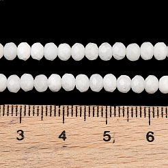Dyed Natural Whie Jade Beads Strands&nbsp;GG-CBAF9EE-A21-3x4mm