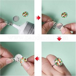 54Pcs 9 Style 304 Stainless Steel Plain Edge Bezel Cups&nbsp;STAS-UN0024-87S
