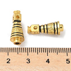 真鍮チャーム  長持ちメッキ  ゴールドカラー  18.5x7.5mm  穴：1.6mmと2mm&nbsp;KK-A254-10G