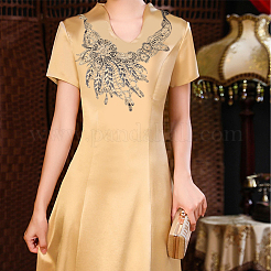 4 Style Flower Pattern Polyester Computerized Embroidered Appliques&nbsp;DIY-FG0003-95