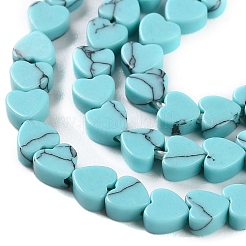 Synthetic Turquoise Beads Strands&nbsp;G-M403-A29-01