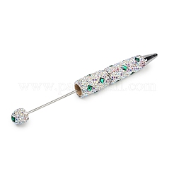 Polymer Clay Rhinestones Ball-Point Pen&nbsp;OFST-D300-02P-B