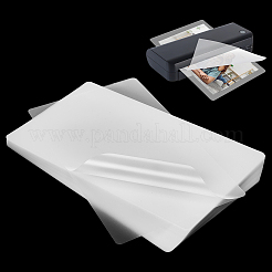 プラスチックラミネートポーチフィルム写真保護シート100枚  ホットラミネーター用  透明  265x160x0.1mm&nbsp;AJEW-WH0606-55C